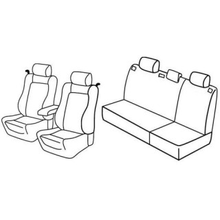 Housses siege auto sur-mesure tissus -TOYOTA-COROLLA-3-PORTES-2002-2007