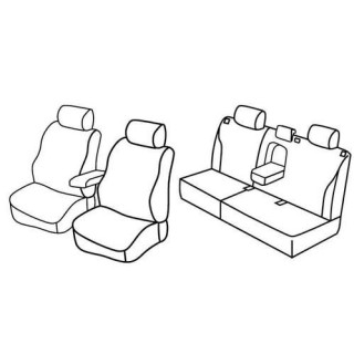 Housses siege auto sur-mesure tissus -VOLVO-S40-2004-2012