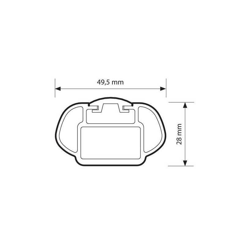 Barres de Toit PEUGEOT 308 5 PORTES 2013 2021 DESIGN1 TRANSVERSALES  ALUMINIUM montage fixation par pince