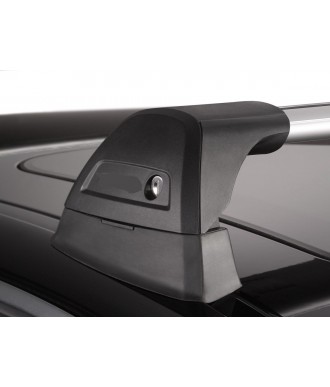 Barres de Toit-LEXUS-RX 2009-2015 Montage sur points de fixation avant - montage sur toit plat par pince arriere