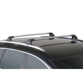 Barres de Toit-FORD RANGER WILDTRAK 2012-2015 DESIGN1 TRANSVERSALES ALUMINIUM montage par pince