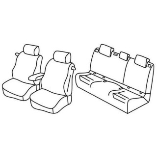 Housses siege auto sur-mesure tissus -VOLKSWAGEN-GOLF-VII-TRENDLINE-3-PORTES-2012-2020