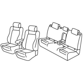 Housses siege auto sur-mesure tissus -VOLKSWAGEN-GOLF-VII-HIGHLINE-R-LINE-5-PORTES-2012-2020