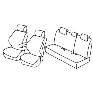 Housses siege auto sur-mesure tissus -VOLKSWAGEN-JETTA-COMFORTLINE-2011-2013