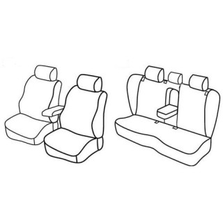 Housses siege auto sur-mesure tissus -VOLKSWAGEN-PASSAT-COMFORTLINE-HIGHLINE--4-PORTES-2011-2014