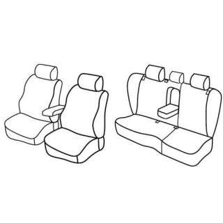 Housses siege auto sur-mesure tissus -VOLKSWAGEN-PASSAT-BREAK-TRENDLINE-2011-2014