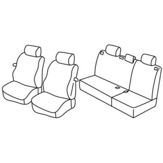 Housses siege auto sur-mesure tissus -VOLKSWAGEN-POLO-3-PORTES-2001-2009