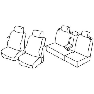 Housses siege auto sur-mesure tissus -VOLKSWAGEN-POLO-3-PORTES-2001-2009