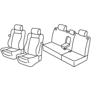 Housses siege auto sur-mesure tissus -VOLKSWAGEN-POLO-3-PORTES-2001-2009