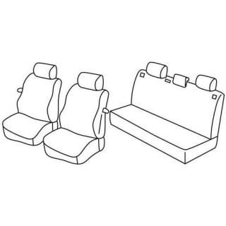 Housses siege auto sur-mesure tissus -VOLKSWAGEN-POLO-3-PORTES-2001-2009