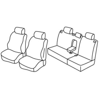 Housses siege auto sur-mesure tissus -VOLKSWAGEN-POLO-5-PORTES-2001-2009