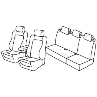 Housses siege auto sur-mesure tissus -VOLKSWAGEN-POLO-HIGHLINE-5-PORTES-2009-2014