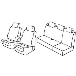 Housses siege auto sur-mesure tissus -VOLKSWAGEN-POLO-HIGHLINE-5-PORTES-2009-2014