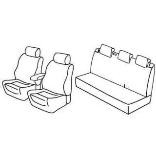 Housses siege auto sur-mesure tissus -VOLKSWAGEN-POLO-RABBIT-5-PORTES-2009-2014