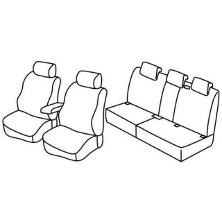 Housses siege auto sur-mesure tissus -VOLKSWAGEN-TIGUAN-TRENDLINE-2007-2016