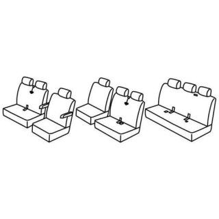 Housses siege auto sur-mesure tissus -VOLKSWAGEN-TRANSPORTER-T5-9-PLACES-2003-2015