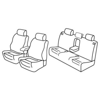 Housses siege auto sur-mesure tissus  -AUDI-A4-BREAK-2001-2008