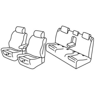 Housses siege auto sur-mesure tissus  -AUDI-A6-4-PORTES-2011-2014