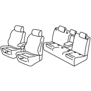 Housses siege auto sur-mesure tissus  -AUDI-A6-BREAK-2011-2014