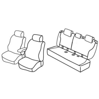 Housses siege auto sur-mesure tissus  -BMW-SERIE-1-5-portes-2011-2019