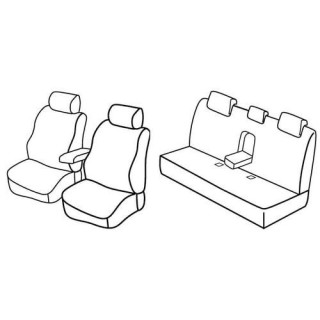 Housses siege auto sur-mesure tissus  -BMW-SERIE-3-E-90-4-PORTES-2005-2012