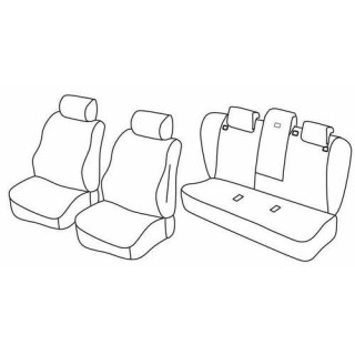 Housses siege auto sur-mesure tissus  -BMW-SERIE-5-BREAK-E61-2004-2010