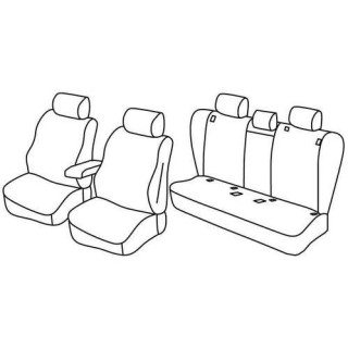 Housses siege auto sur-mesure tissus  -BMW-X-1-E84-5-PLACES-2009-2015