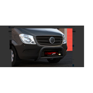 PARE  BUFFLE MERCEDES SPRINTER 2018 AUJOURD'HUI   HOMOLOGUE NOIR barre de renfort - Access Auto 4x4