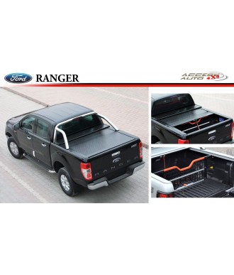 COUVRE-BENNE-COULISSANT-FORD-RANGER-LIMITED DOUBLE-CABINE-2012-2018