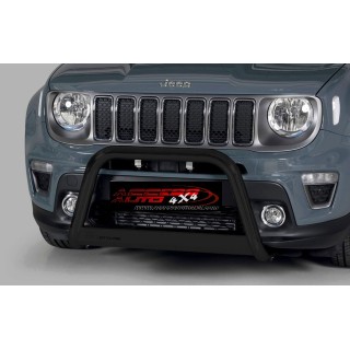 PARE  BUFFLE-JEEP-RENEGADE-2019-AUJOURD'HUI- HOMOLOGUE INOX NOIR  - BARRE DE RENFORT