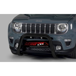 PARE BUFFLE-JEEP-RENEGADE-2019-AUJOURD'HUI- HOMOLOGUE INOX NOIR 