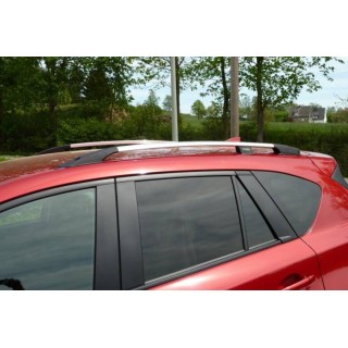 Barres de Toit MAZDA CX-5 2011-2017 Longitudinales Aluminium Poli