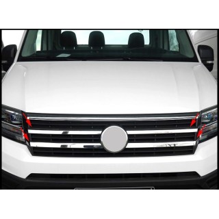 Element-Grille Calandre-VOLKSWAGEN-CRAFTER-2017-AUJOURD'HUI INOX CHROME 4 PIECES