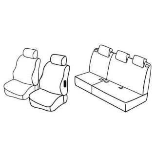 Housses siege auto sur-mesure tissus  -CITROEN-BERLINGO-MULTISPACE-5-PORTES-2008-2018