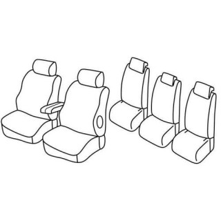 Housses siege auto sur-mesure tissus  -CITROEN-BERLINGO-MULTISPACE-2008-2018