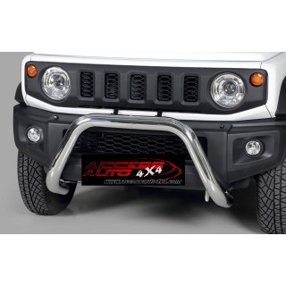 PARE BUFFLE-SUZUKI-JIMNY-2019-AUJOURD'HUI-HOMOLOGUE INOX 76mm