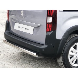 Protection Arriere PEUGEOT RIFTER 2018 AUJOURD'HUI INOX  60mm