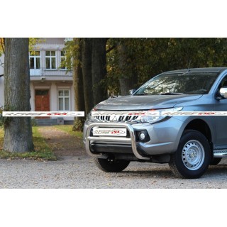 PARE BUFFLE-FIAT-FULLBACK-2016-AUJOURD'HUI- HOMOLOGUE INOX  - BARRE DE RENFORT