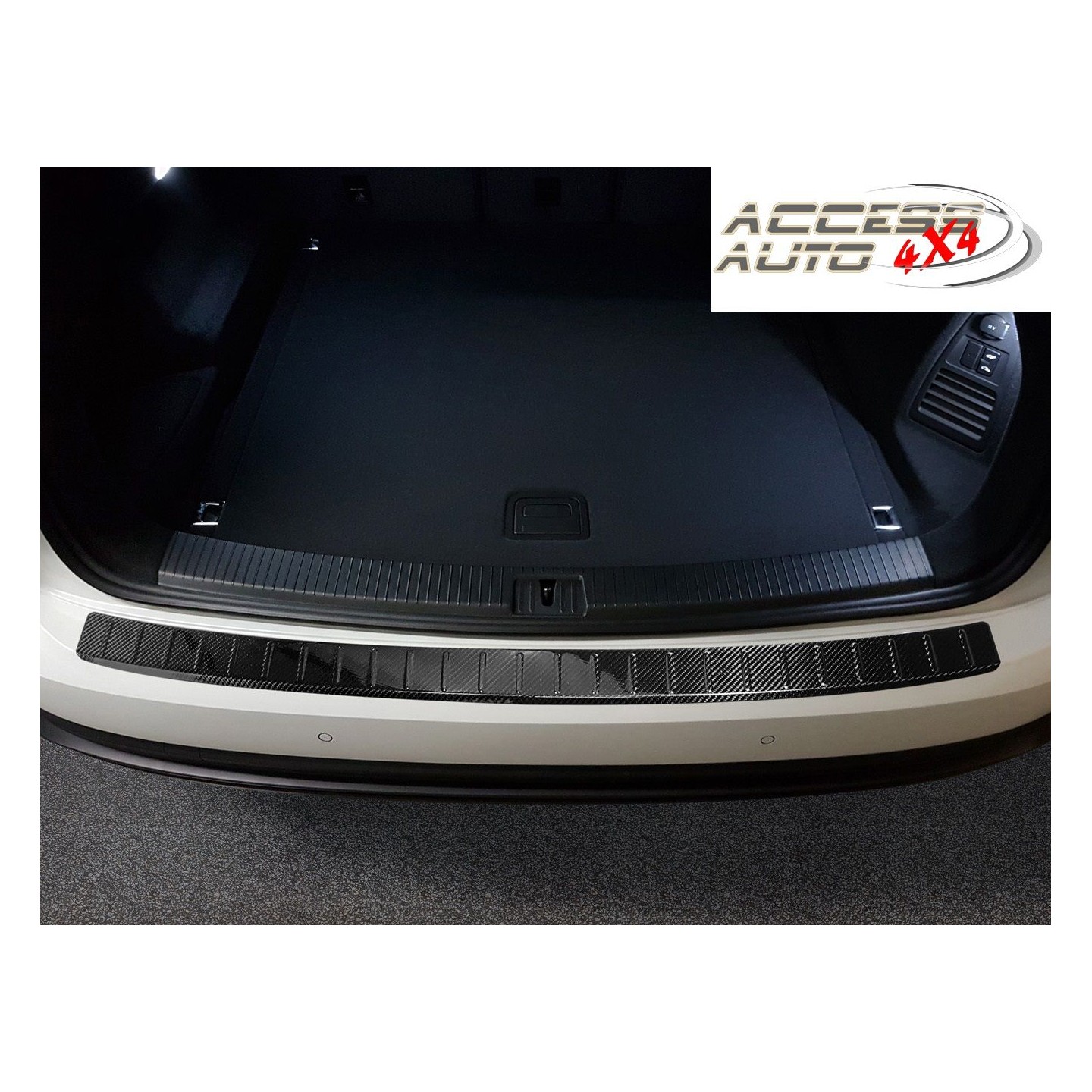 Protection De Seuil De Chargement En Inox Pour VW Touareg II (2010–2018) – Qualité Supérieure, Design Intégré