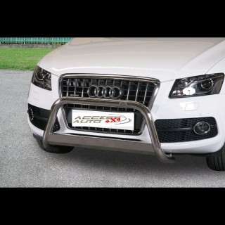 PARE BUFFLE-AUDI-Q5-2008-2015- HOMOLOGUE INOX - BARRE DE RENFORT