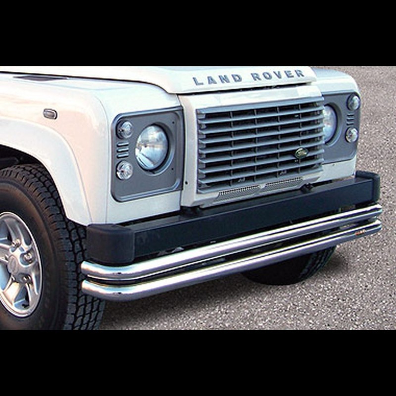 PARE BUFFLE-LAND-ROVER-DEFENDER-90-INOX PROTECTION BASSE
