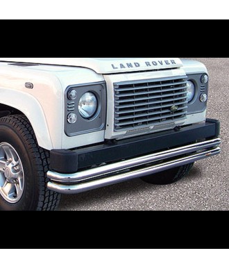 PARE BUFFLE-LAND-ROVER-DEFENDER-90-INOX PROTECTION BASSE