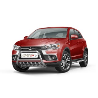 PARE BUFFLE-MITSUBISHI-ASX-2017-2019 HOMOLOGUE INOX - GRILLE