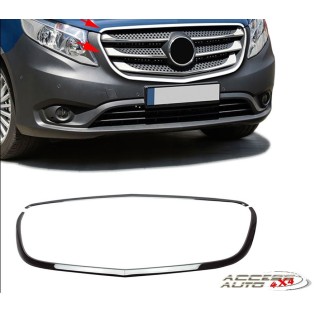 Entourage Grille Calandre-MERCEDES -VITO-W-447-2014-AUJOURD'HUI INOX CHROME 2 PIECES