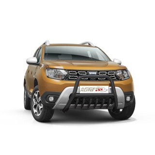 PARE BUFFLE-DACIA-DUSTER-2018-AUJOURD'HUI- HOMOLOGUE INOX NOIR -  GRILLE