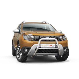 PARE BUFFLE-DACIA-DUSTER-2018-AUJOURD'HUI- HOMOLOGUE INOX  - BARRE DE RENFORT