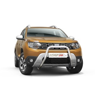 PARE BUFFLE-DACIA-DUSTER-2018-AUJOURD'HUI - HOMOLOGUE INOX   60mm