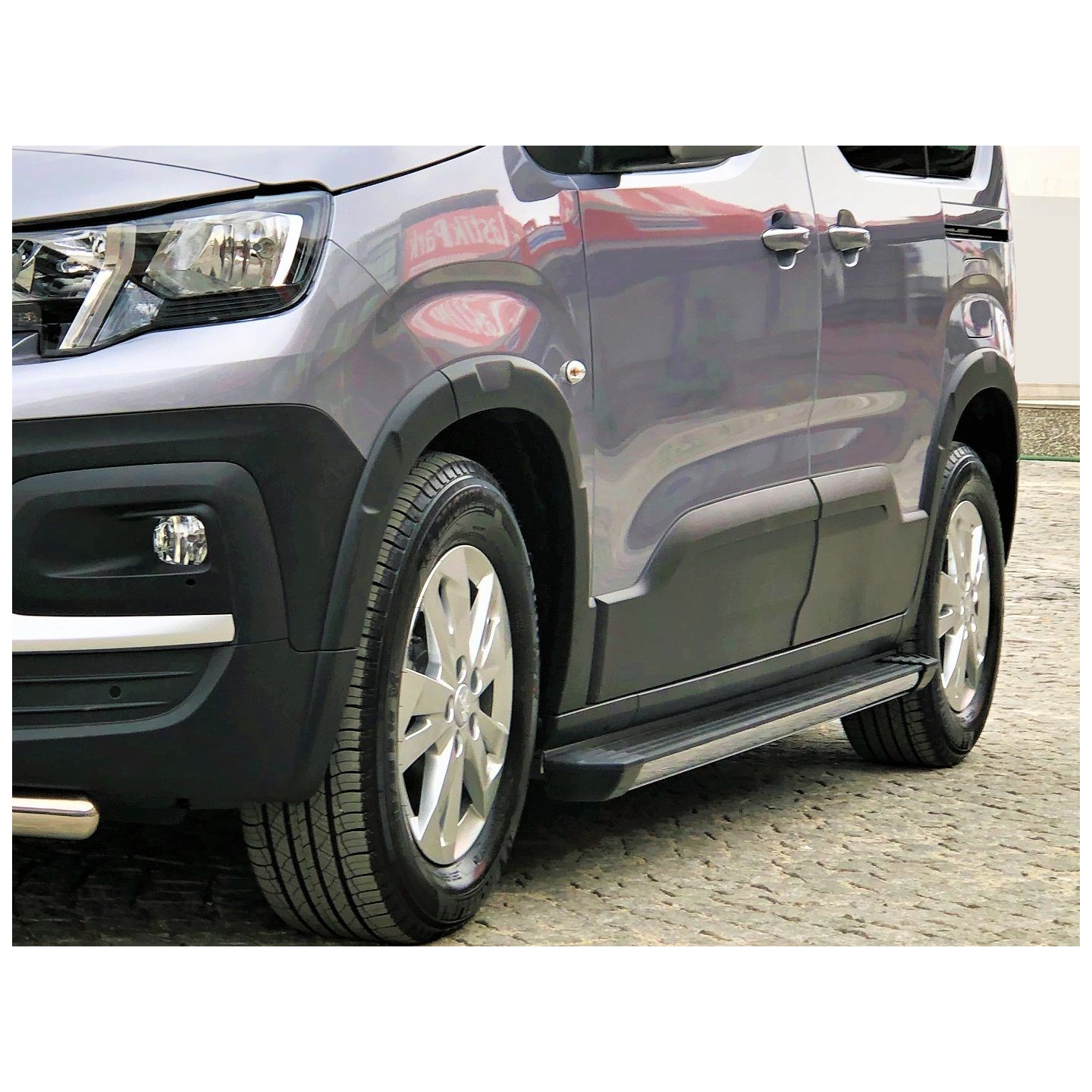 Stores Thermiques Peugeot Rifter (2018-) - Ensemble Complet + Hayon - Doublure Marine Réversible