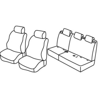 Housses siege auto sur-mesure tissus  -FIAT-DOBLO-5-PLACES-2010-AUJOURD'HUI-