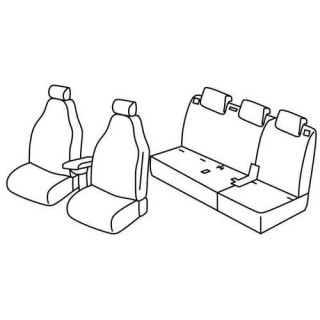 Housses siege auto sur-mesure tissus  -FIAT-500-L-5-PLACES-2012-AUJOURD'HUI